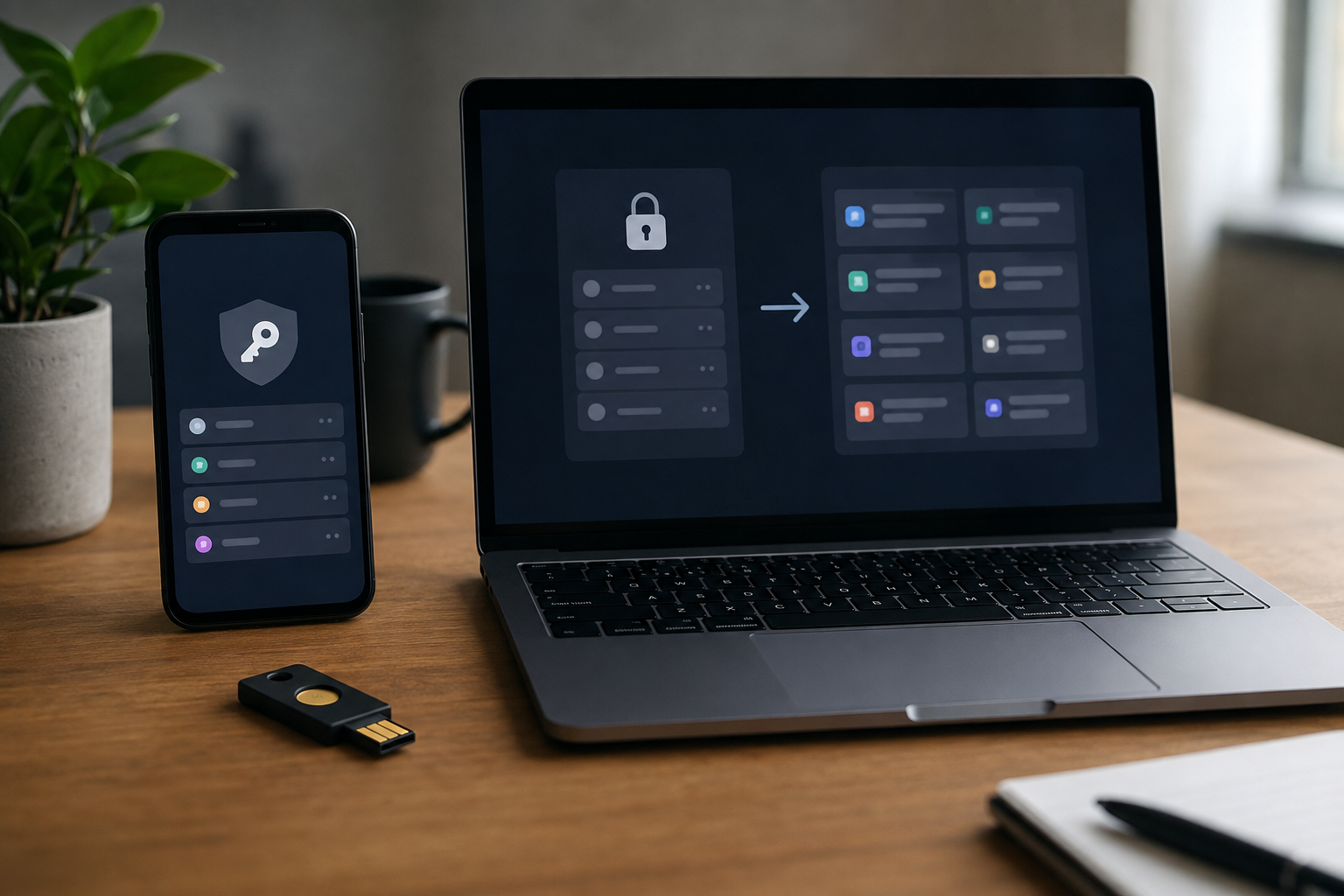Password records moving between two encrypted vaults with recovery and verification checkpoints